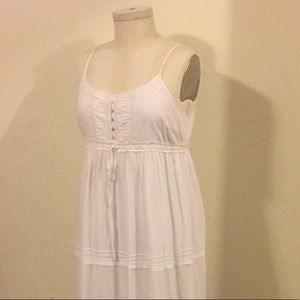 Motherhood NWT White Lace Maxi Dress